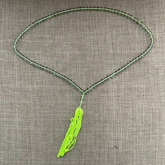 Prayer Tasbeeh Neon Green Tone Pray Beads Religious Muslim Beads - Picture 2 of 5